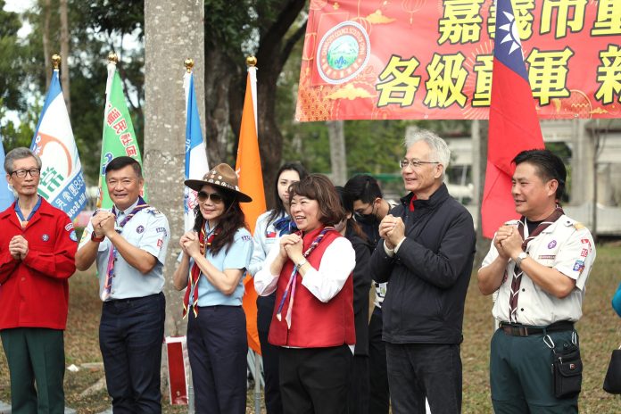 嘉義市各級童軍團新春團拜　黃敏惠祝賀蛇年如意　期盼展現童軍影響力