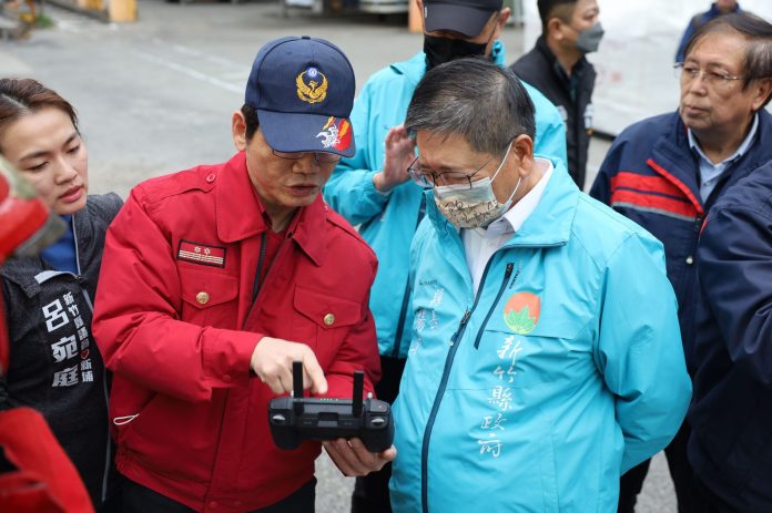 遠東新埔廠火警釀2死19傷　縣長楊文科赴現場關切救災進度