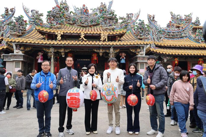 台灣燈會桃園團隊北港朝天宮參拜　祈福燈會順利圓滿