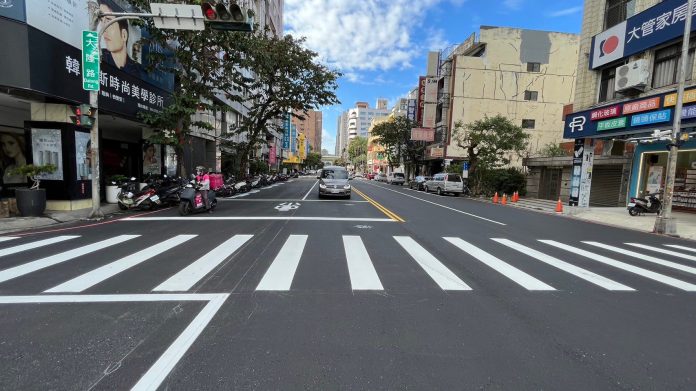 配合228連假-　中市大隆路雨水下水道部份路段完成刨封恢復通行