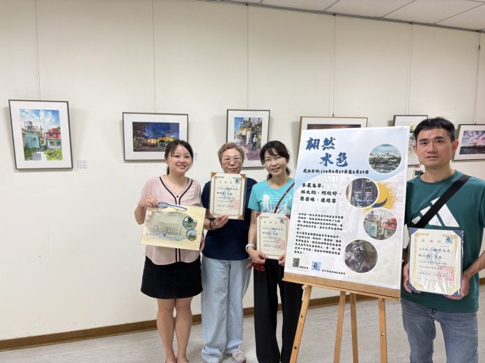 捕捉生活中的美好時光！　中市龍井地所「翩然水色」透明水彩聯展登場